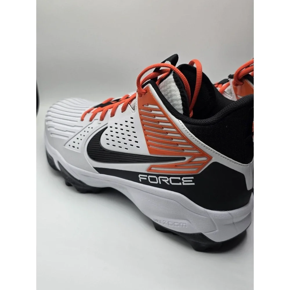 Nike Men 15 Force Savage Pro 3 Shark PE White/Crimson Football Cleats FJ8163-106